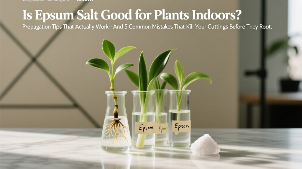 Epsom Salt for Indoor Plant Propagation (2026)
