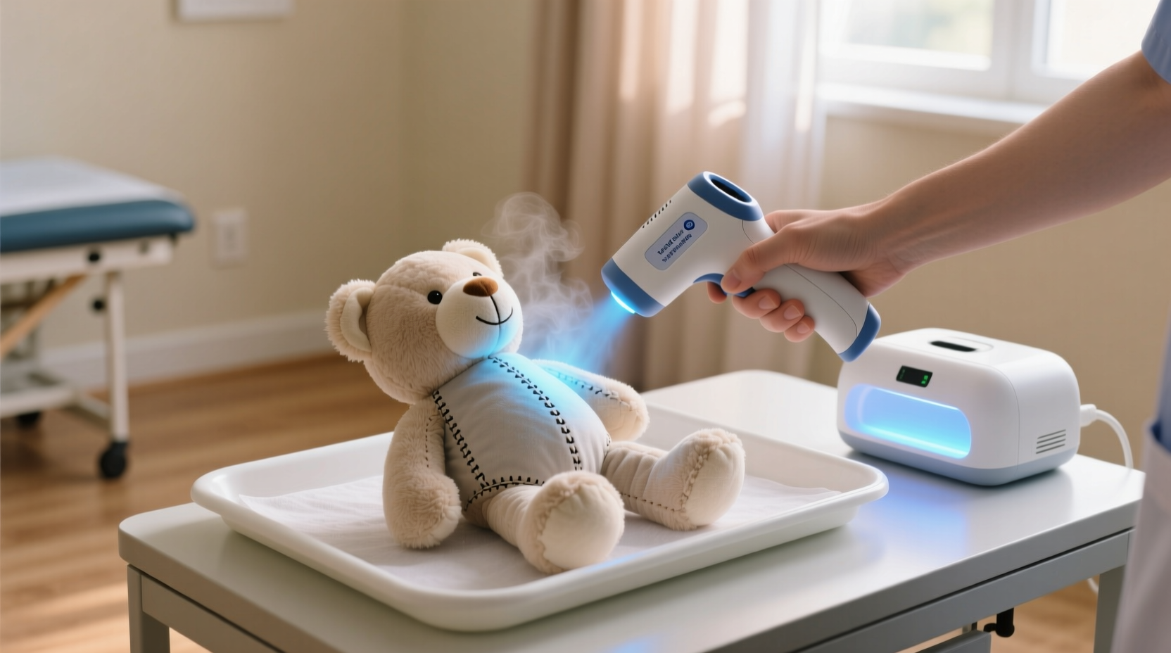 how to sanitize weighted stuffed animals safely