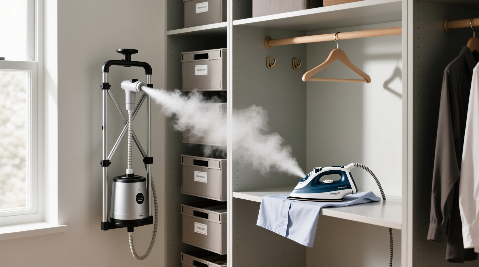 closet organization tips steamer vs iron for tight corners