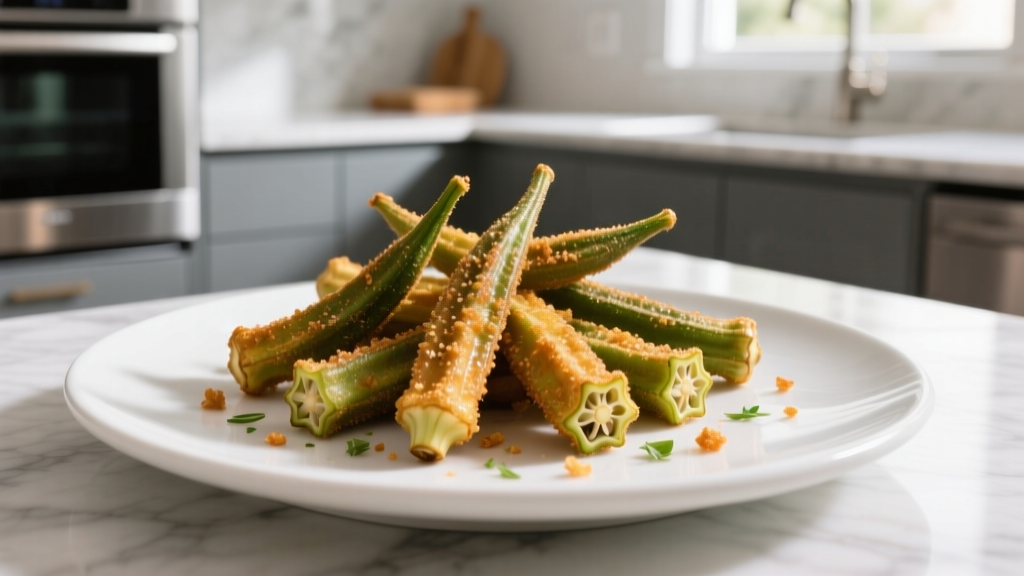 Best Air Fryer Okra Recipe (Crispy, Not Slimy!)