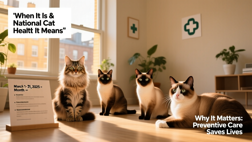 National Cat Health Month 2025: When It Is & What It Means
