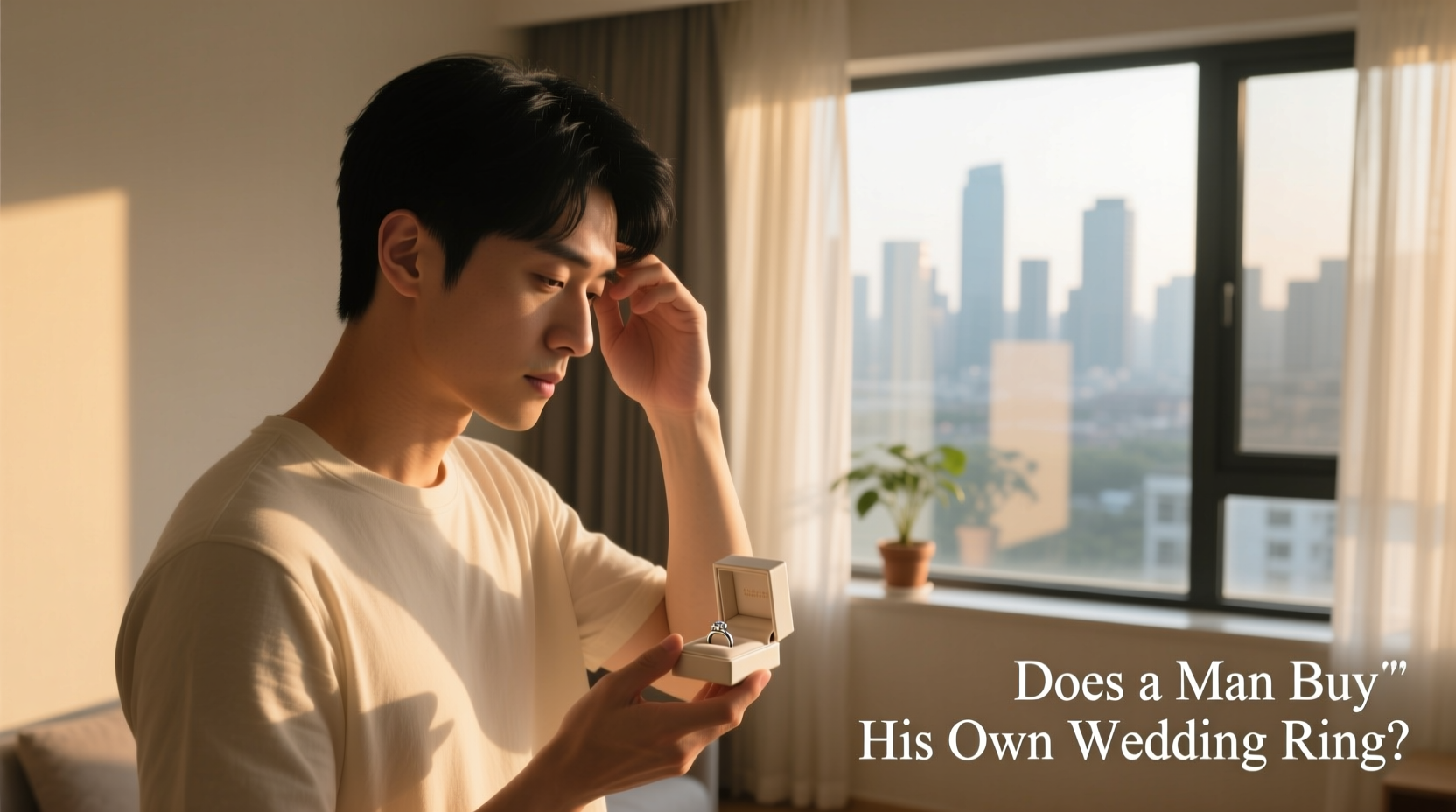 does a man buy his own wedding ring