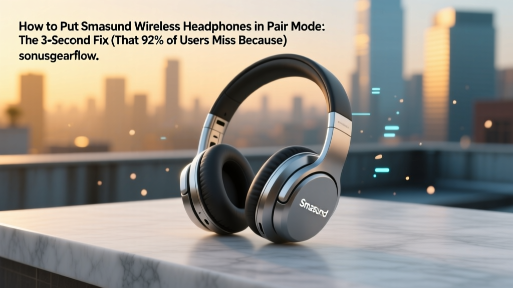 How to Put Smasund Wireless Headphones in Pair Mode (2026)