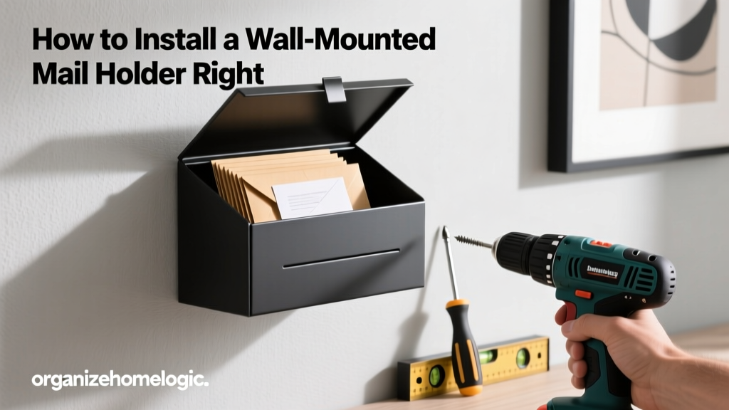 How to Install a Wall-Mounted Mail Holder Right