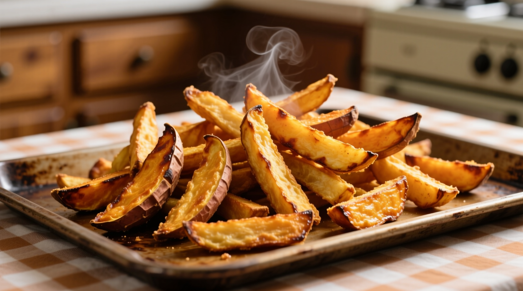 Ofen-Kartoffelchips aus Süßkartoffeln: Perfekt knusprig (ohne Fritteuse)