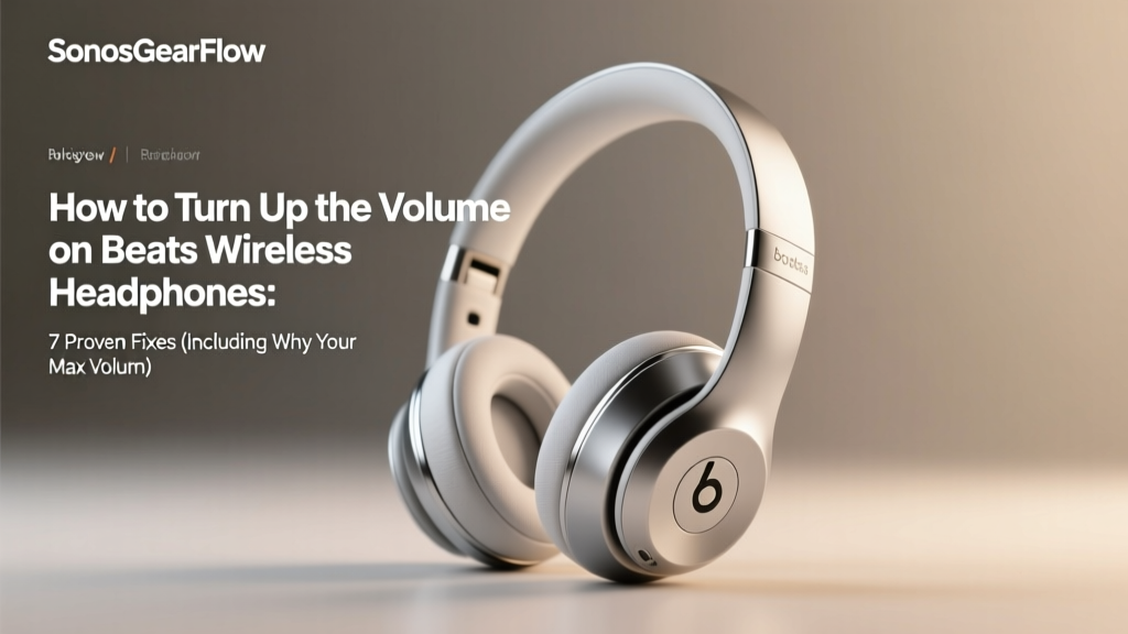 How to Turn Up Volume on Beats Wireless Headphones