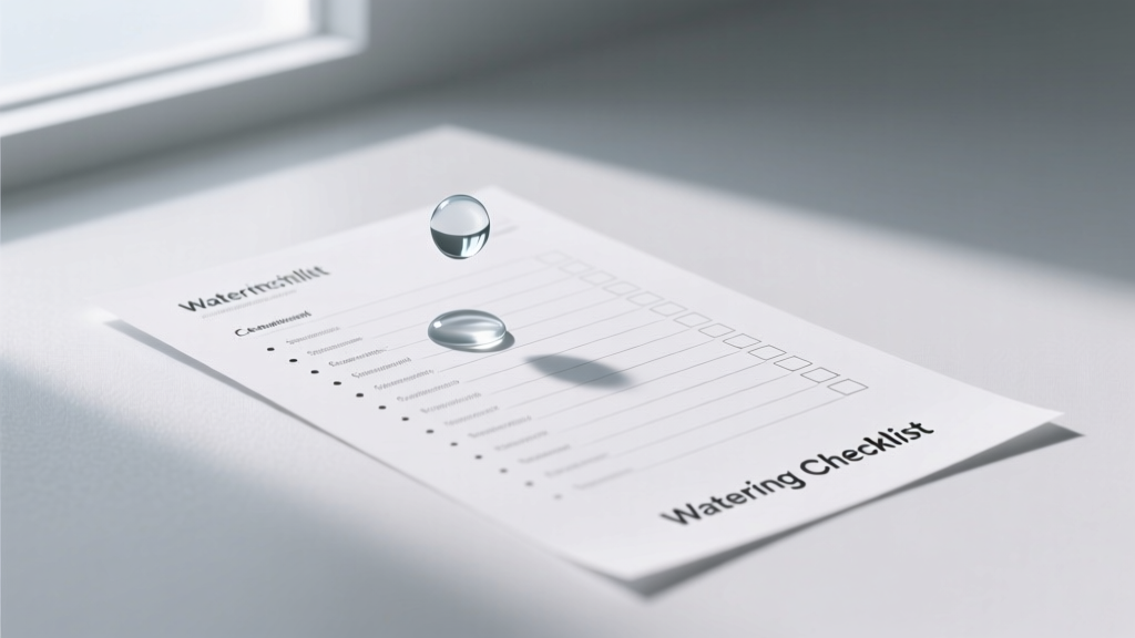 The Science-Backed Watering Checklist: Precision Hydration for Healthier Plants