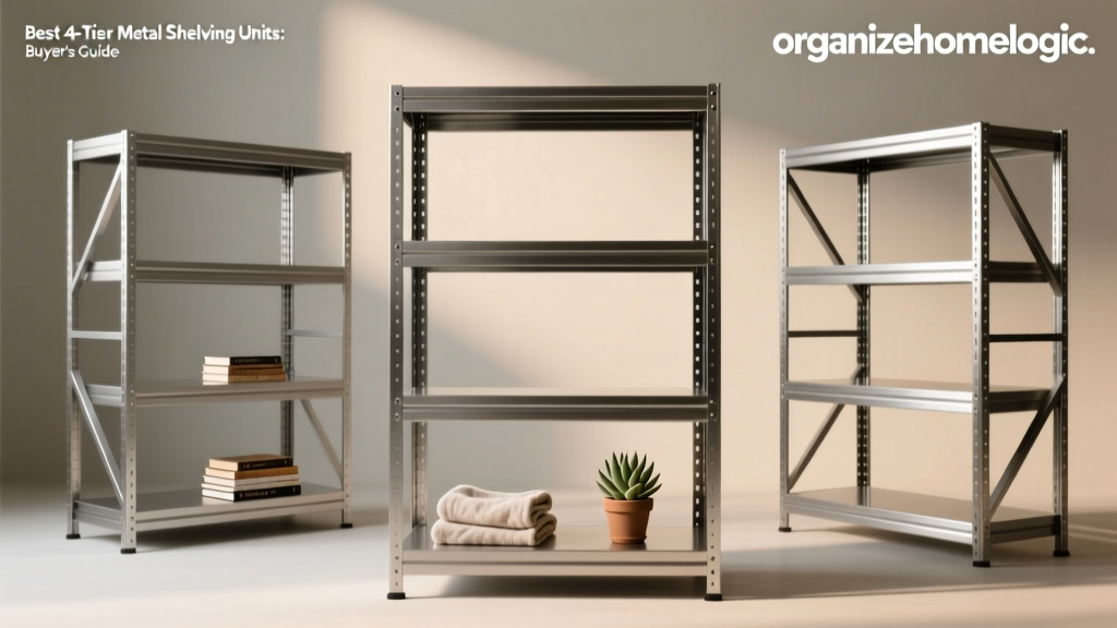 Best 4-Tier Metal Shelving Units: Buyer's Guide
