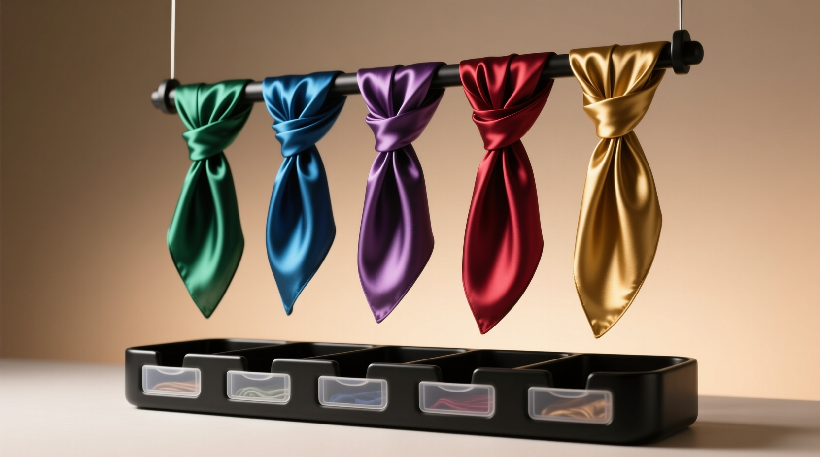 silk scarf storage closet organization tips