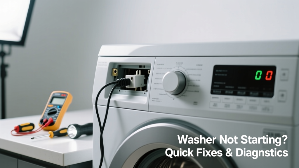 Washer Not Starting in Kitchen: Quick Fixes & Diagnostics