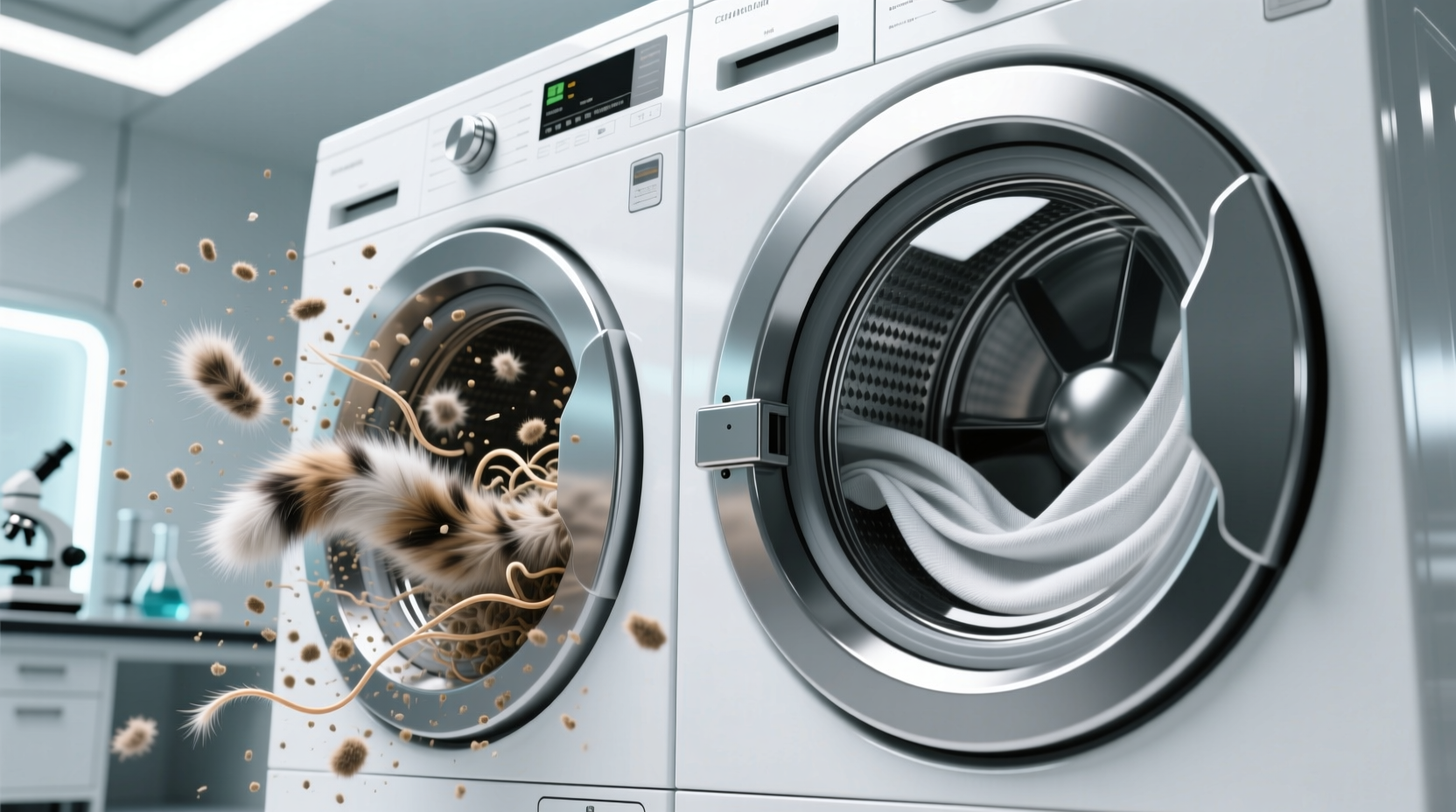 dual drum vs single drum washer for pet owners