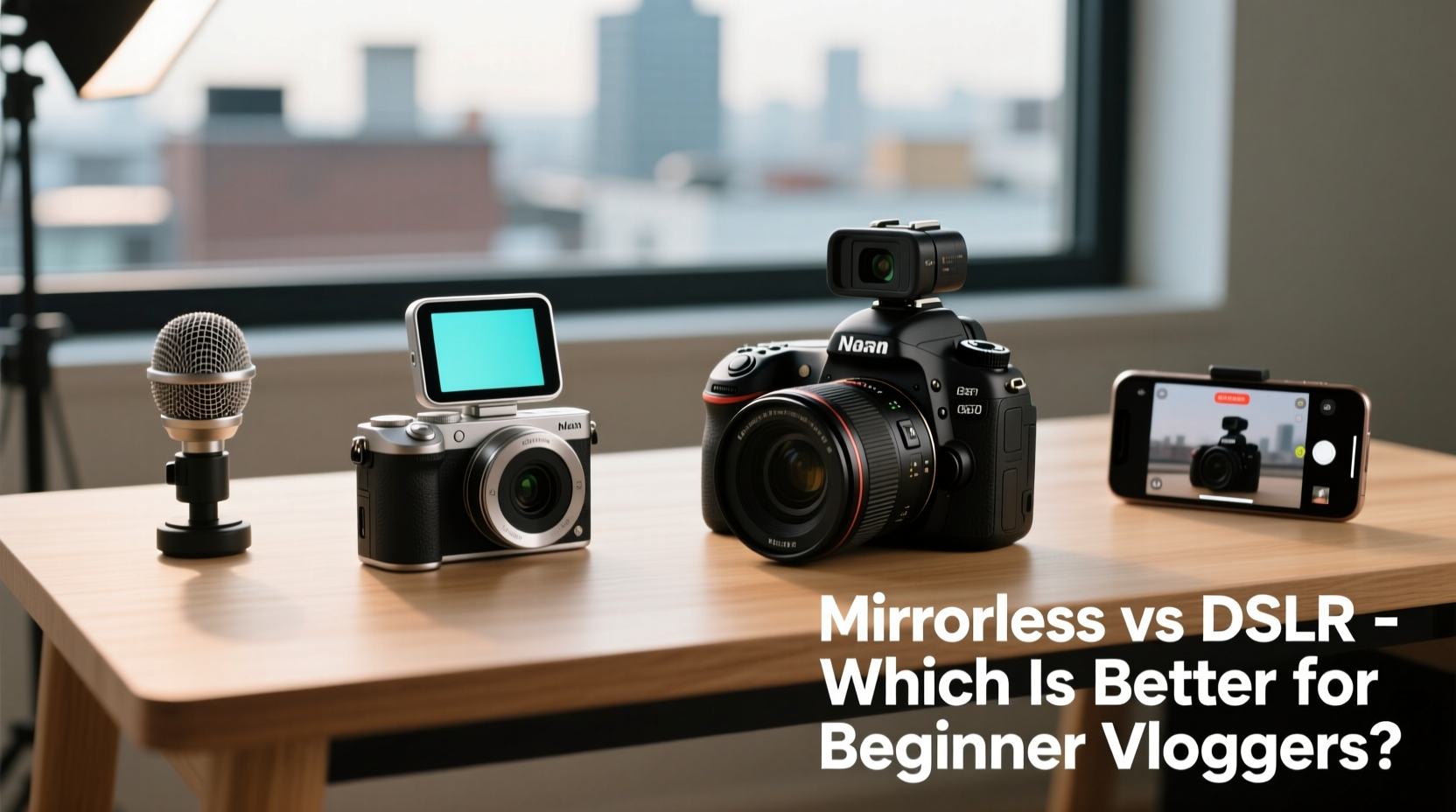 compact mirrorless camera vs dslr which is better for beginner vloggers