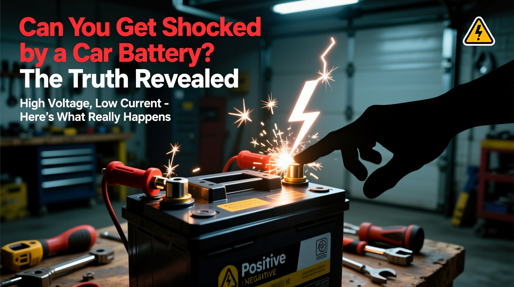 can you get shocked by a car battery