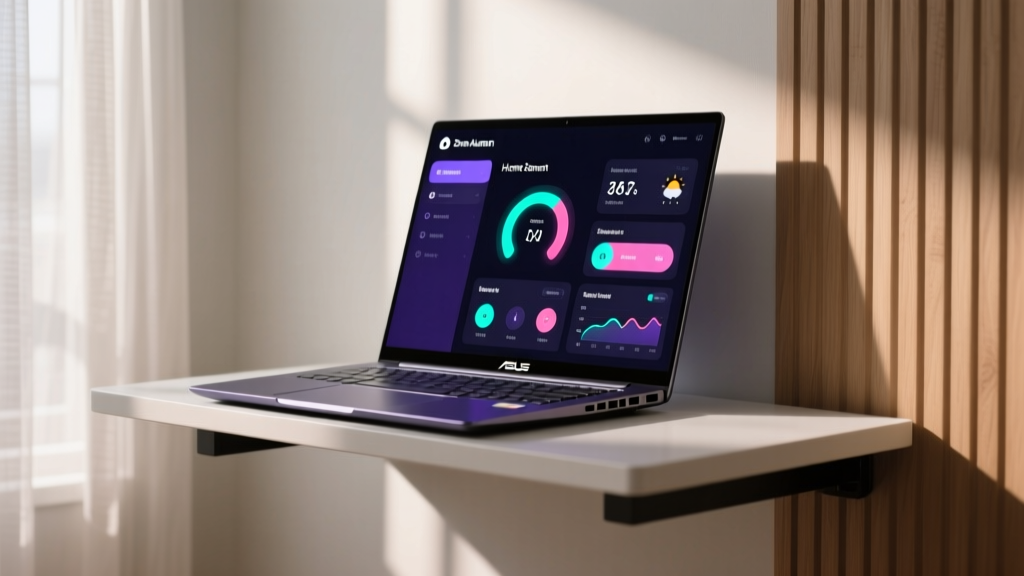 ASUS Zenbook 14 OLED Touch UM3406 Smart Home Dashboard Setup