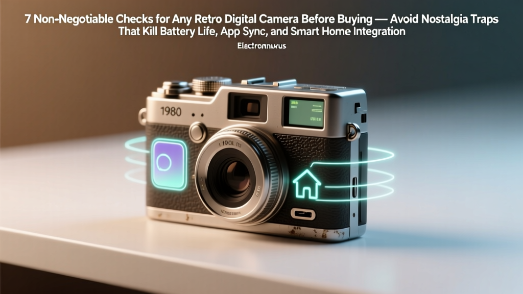 7 Non-Negotiable Checks for Any Retro Digital Camera Before Buying — Avoid Nostalgia Traps That Kill Battery Life, App Sync, and Smart Home Integration