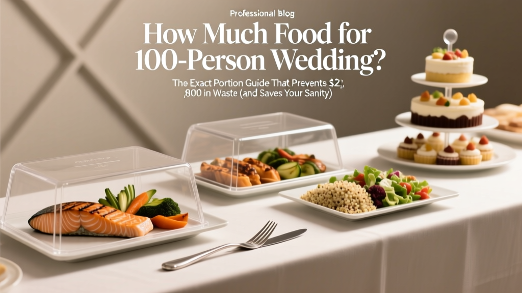 How Much Food for 100 Person Wedding (2026)