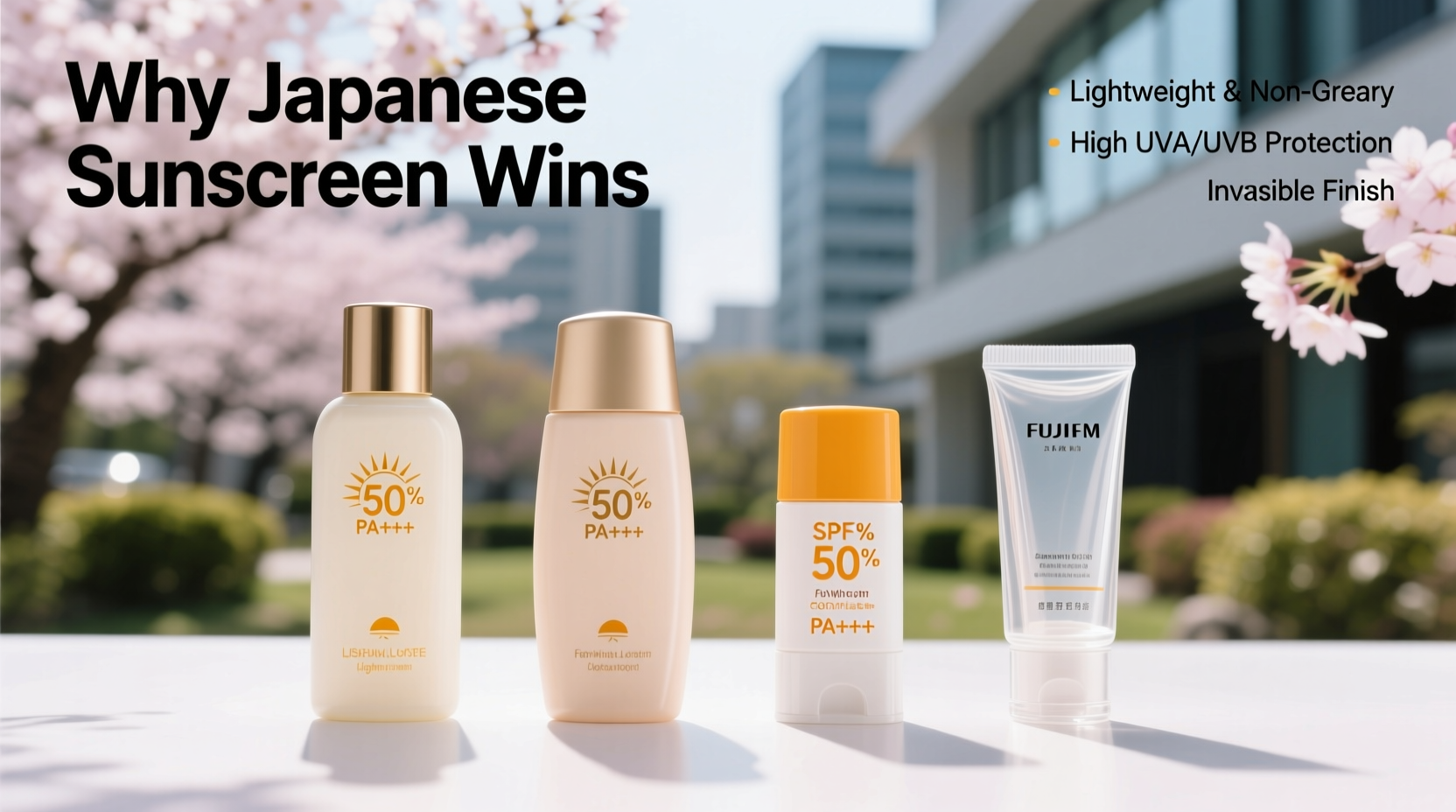why is japanese sunscreen so popular breakdown of texture and protection