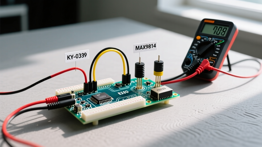 Sound Detector Arduino Configuration: KY-038 vs MAX9814 Setup