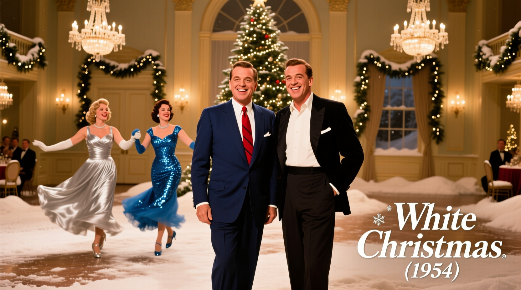 who is in the movie white christmas