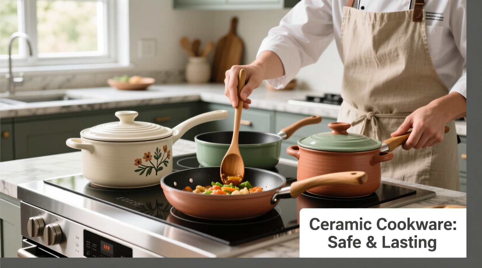 are ceramic cookware sets safer than non stick and do they really last longer