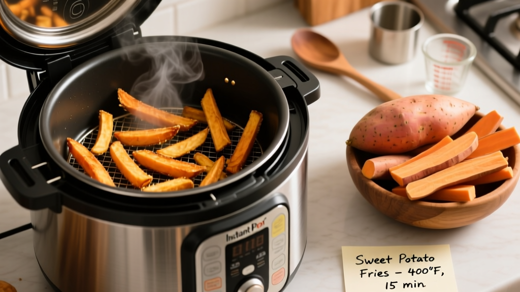 Air Fry Sweet Potato Fries from Instant Pot: Yes!