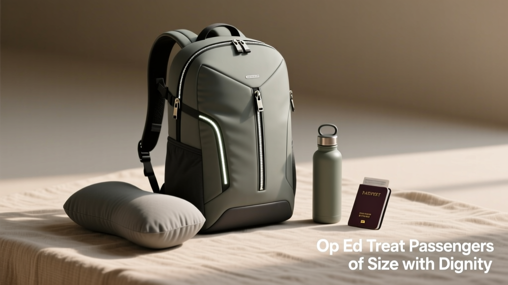 Op-Ed: Treat Passengers of Size With Dignity — A Travel Gear Reviewer’s Urgent Call for Inclusive Design