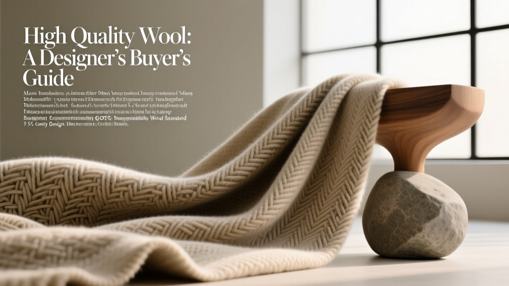 High Quality Wool: A Designer’s Buyer’s Guide