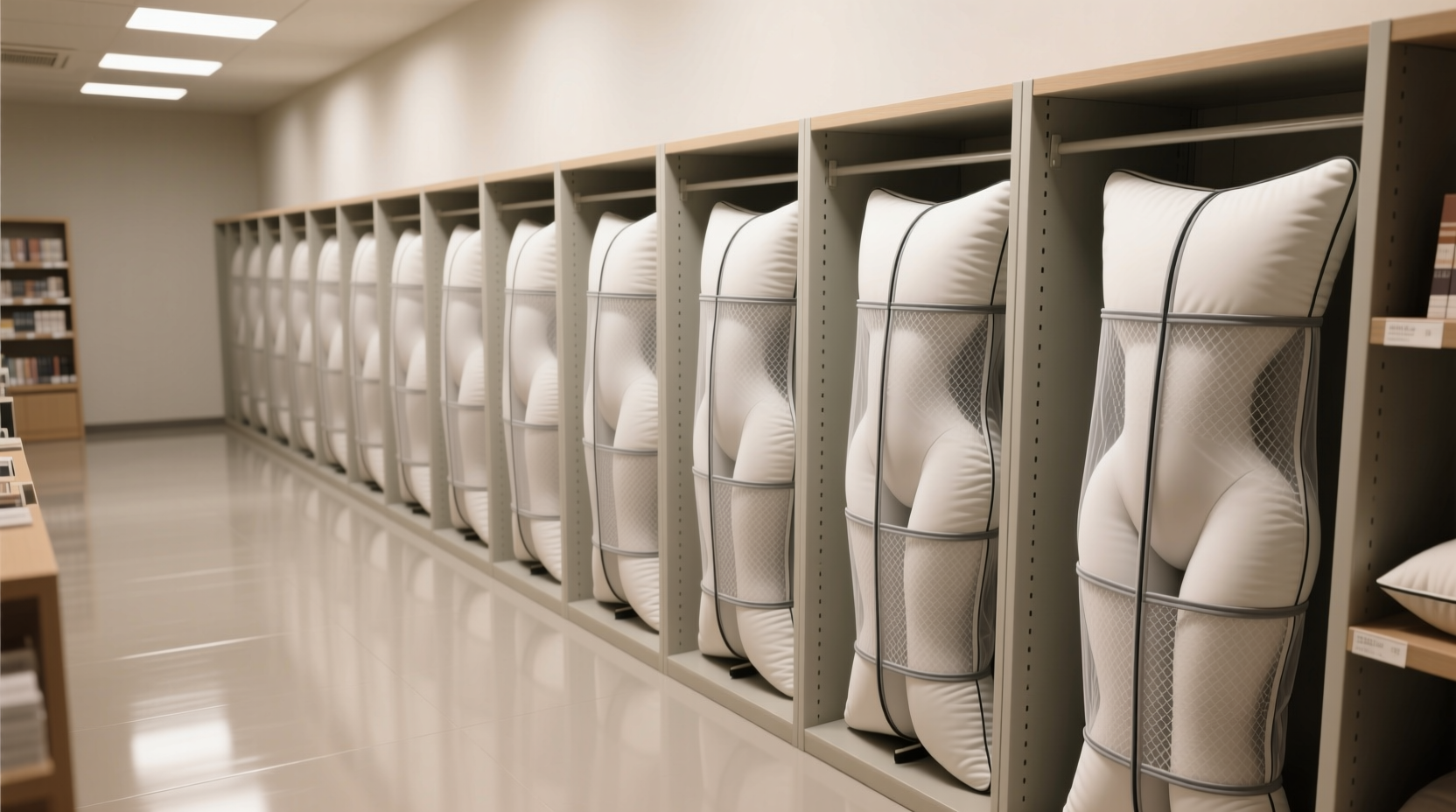 how to store anime body pillows in a closet