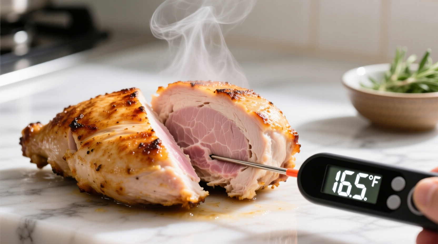 at what temp is chicken cooked