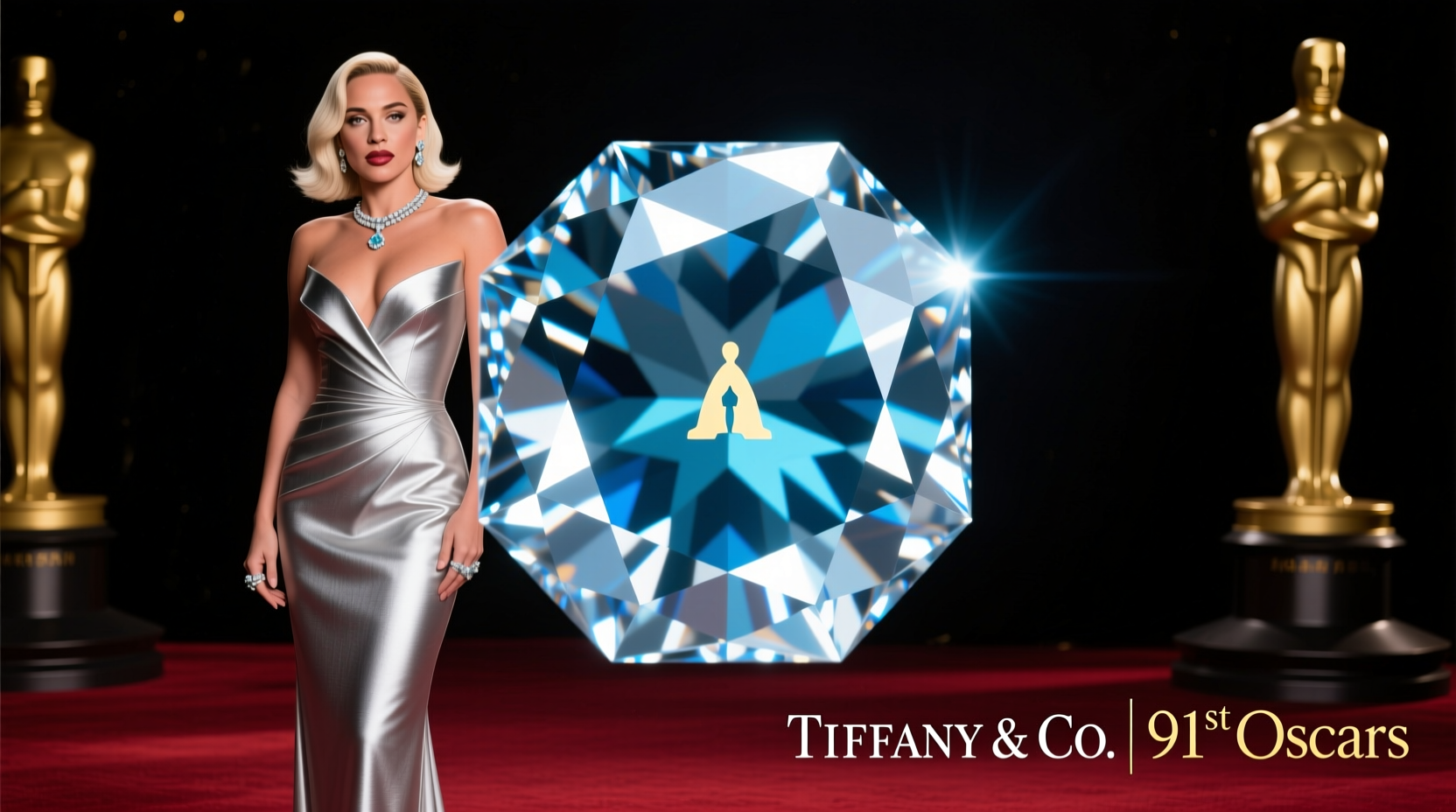 the legendary tiffany diamond fitted specially for lady gaga for the 91st academy awards 3