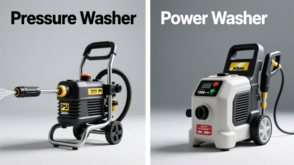 Pressure Washer vs Power Washer: Key Differences Explained