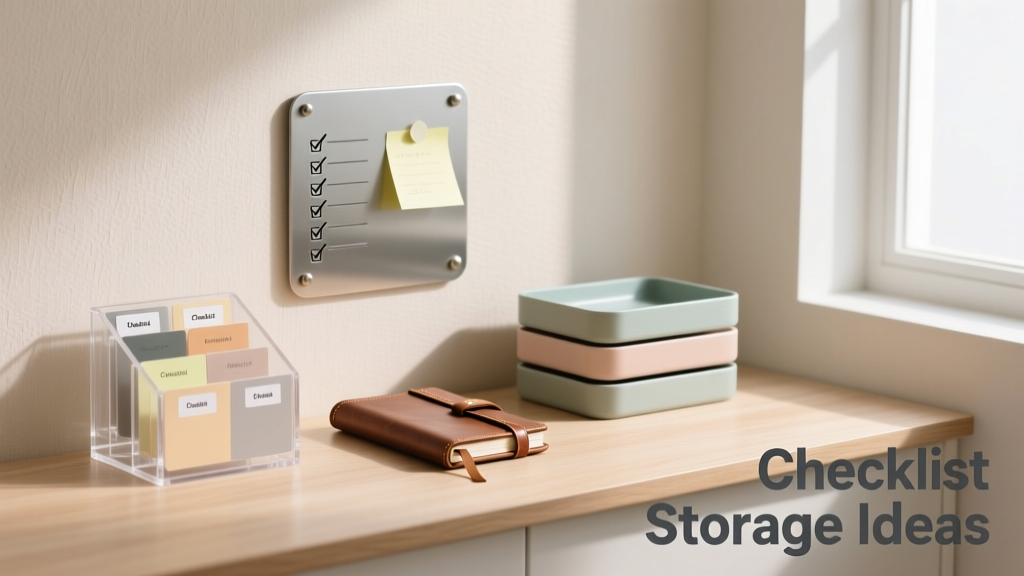 12 Practical & Space-Smart Checklist Storage Ideas for Homes, Offices, and Workshops