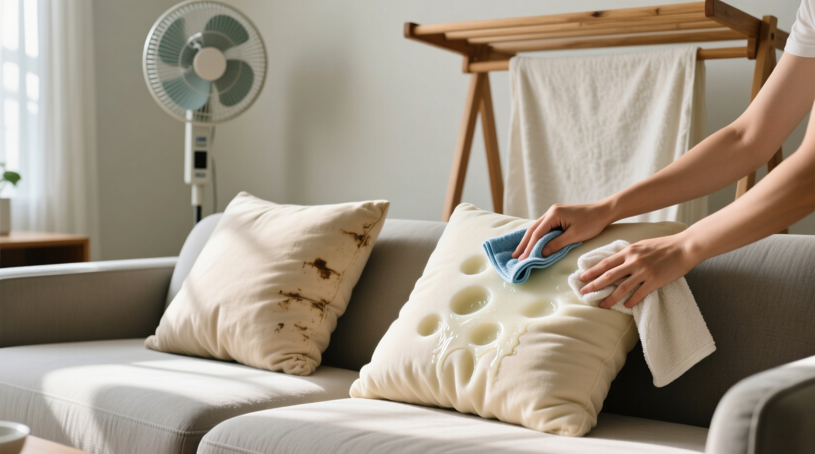 how to wash memory foam cushions safely