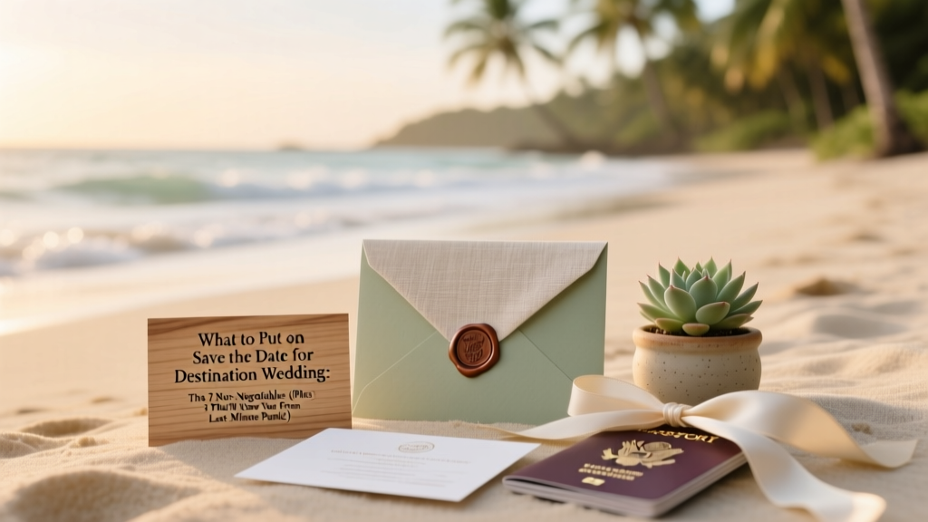 Destination Wedding Save the Date: 7 Must-Haves (2026)
