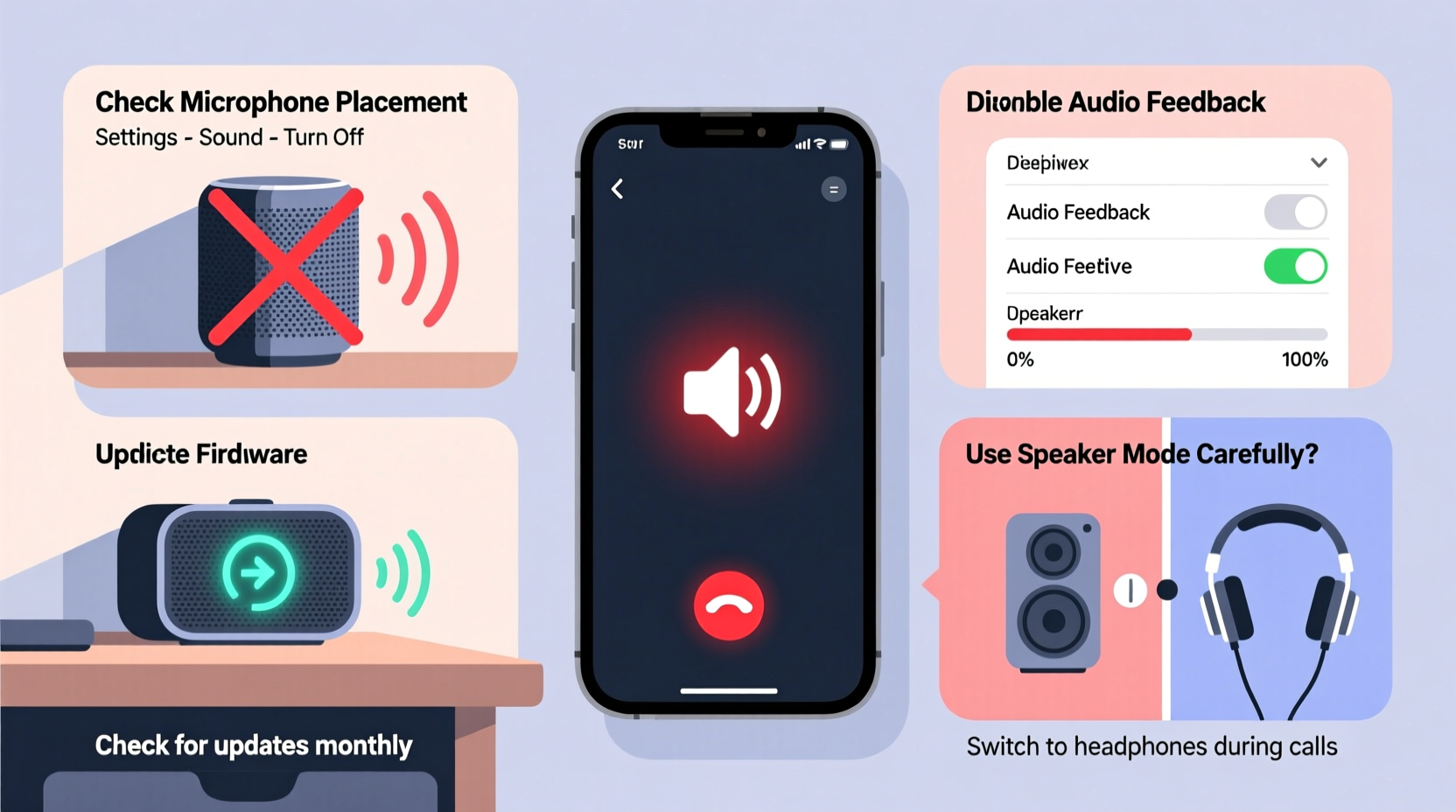 why is my smart speaker echoing during calls fixes that work
