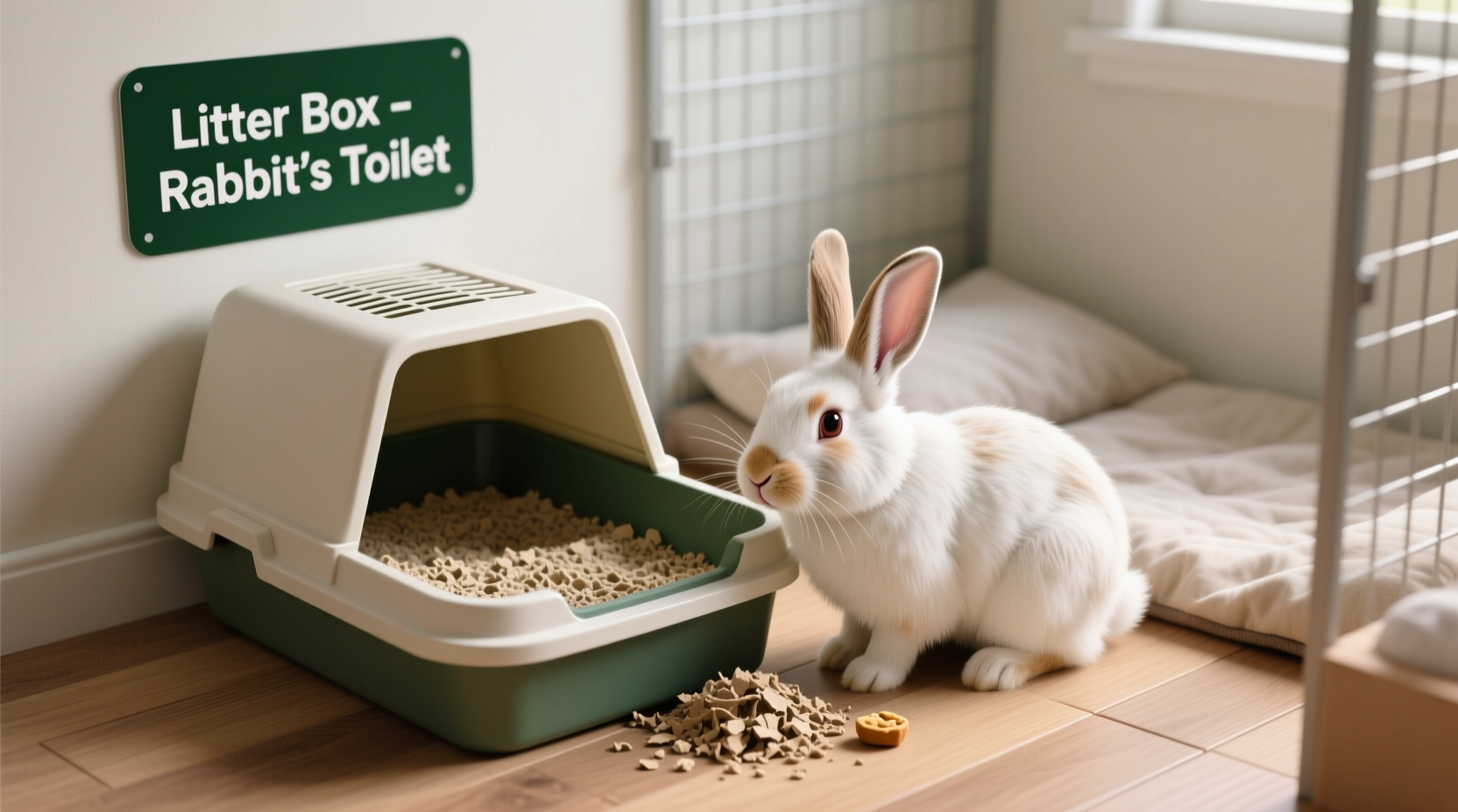 how to train a rabbit to use a litter box consistently