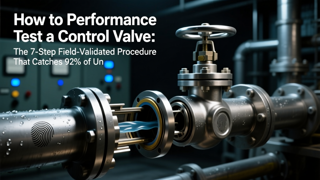 Control Valve Performance Test: 7-Step Field Procedure