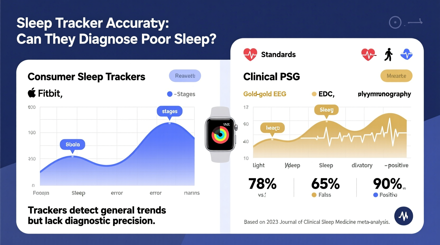 are sleep trackers accurate enough to diagnose poor sleep patterns data reliability tested