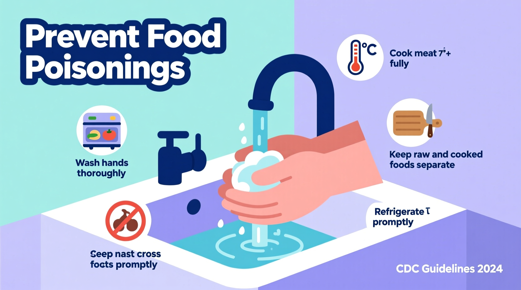 how do you stop food poisoning