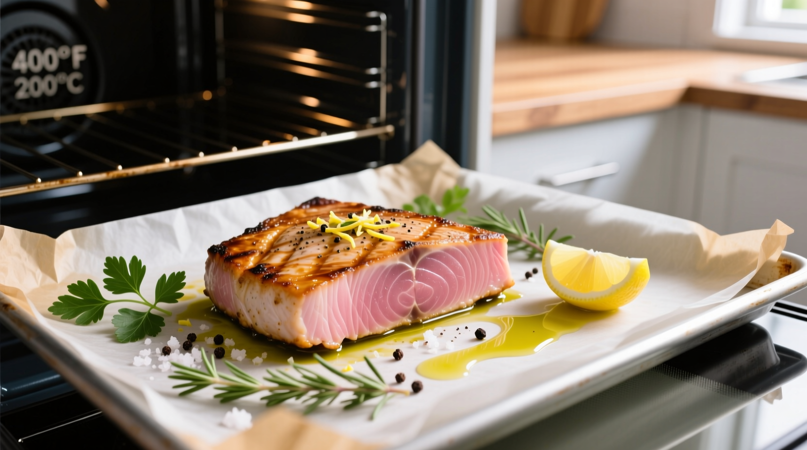 how to cook tuna steak in oven