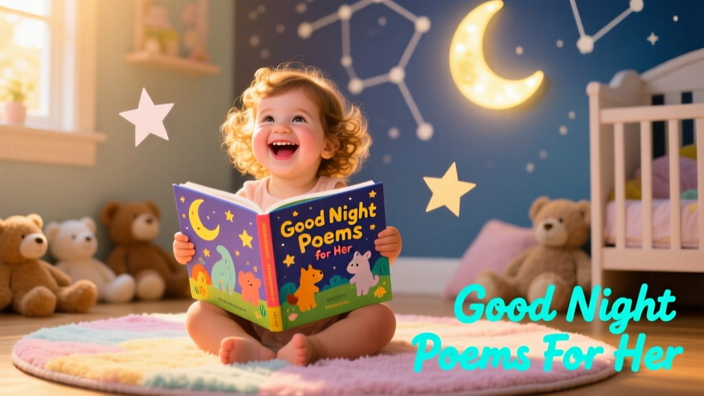 Good Night Poems for Her: Soothing, Age-Appropriate Bedtime Verses for Toddlers and Preschoolers