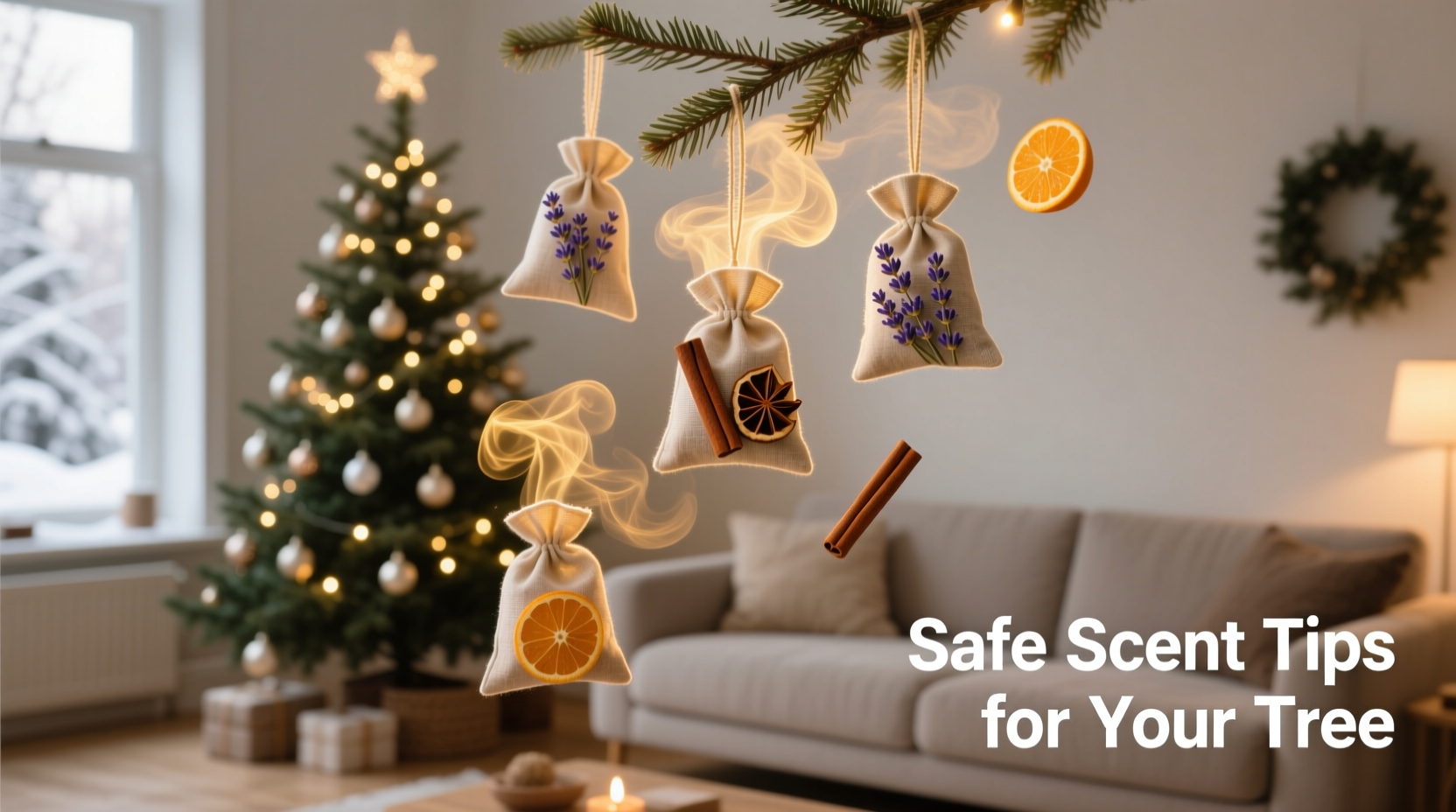 how to add scent to your christmas tree without fire hazards