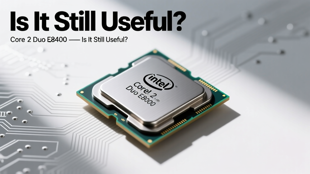 Intel Core 2 Duo E8400 in 2025: Still Useful?