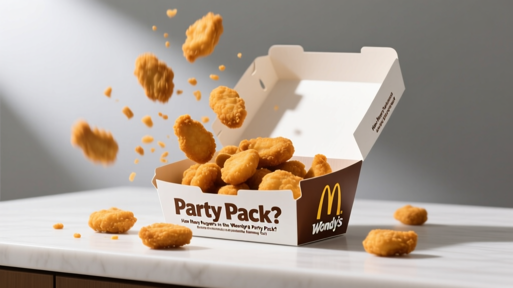 Wendy's Party Pack Nuggets Count & Portion Guide