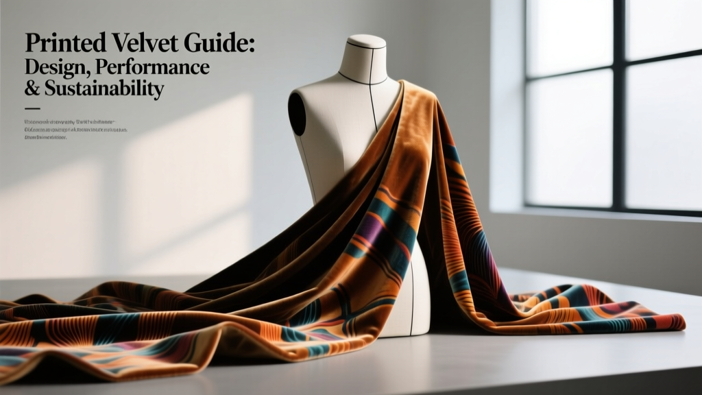 Printed Velour Guide: Design, Performance & Sustainability
