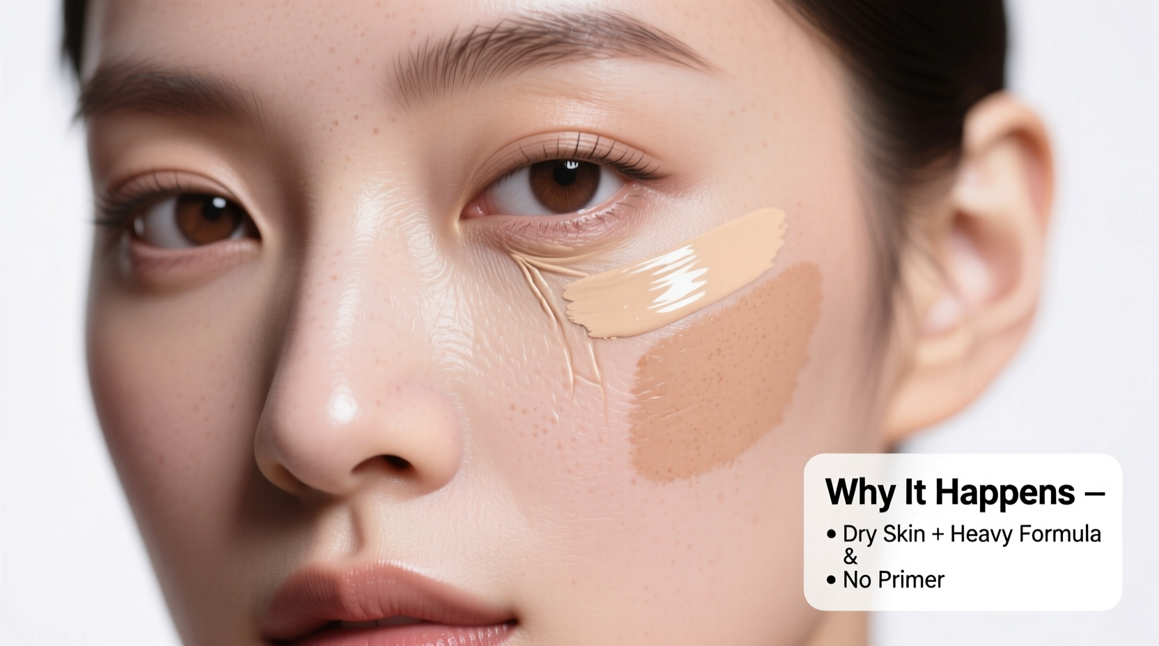 why does my concealer crease instantly and how to stop it