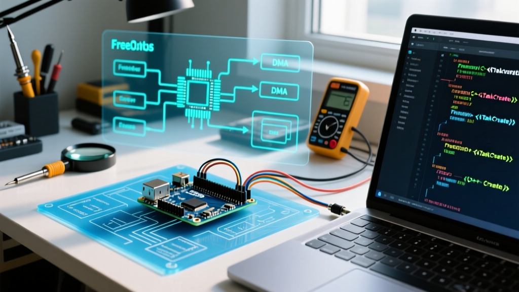 Refactoring Arduino Example Code for FreeRTOS and DMA Optimization