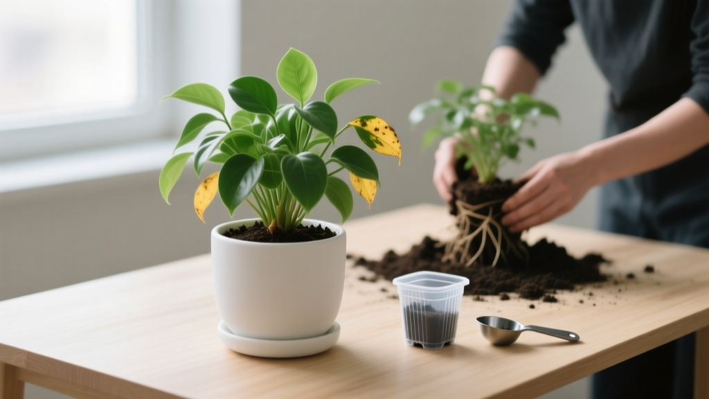 Indoor Plant Soil Change for Yellow Leaves | Rescue Plan