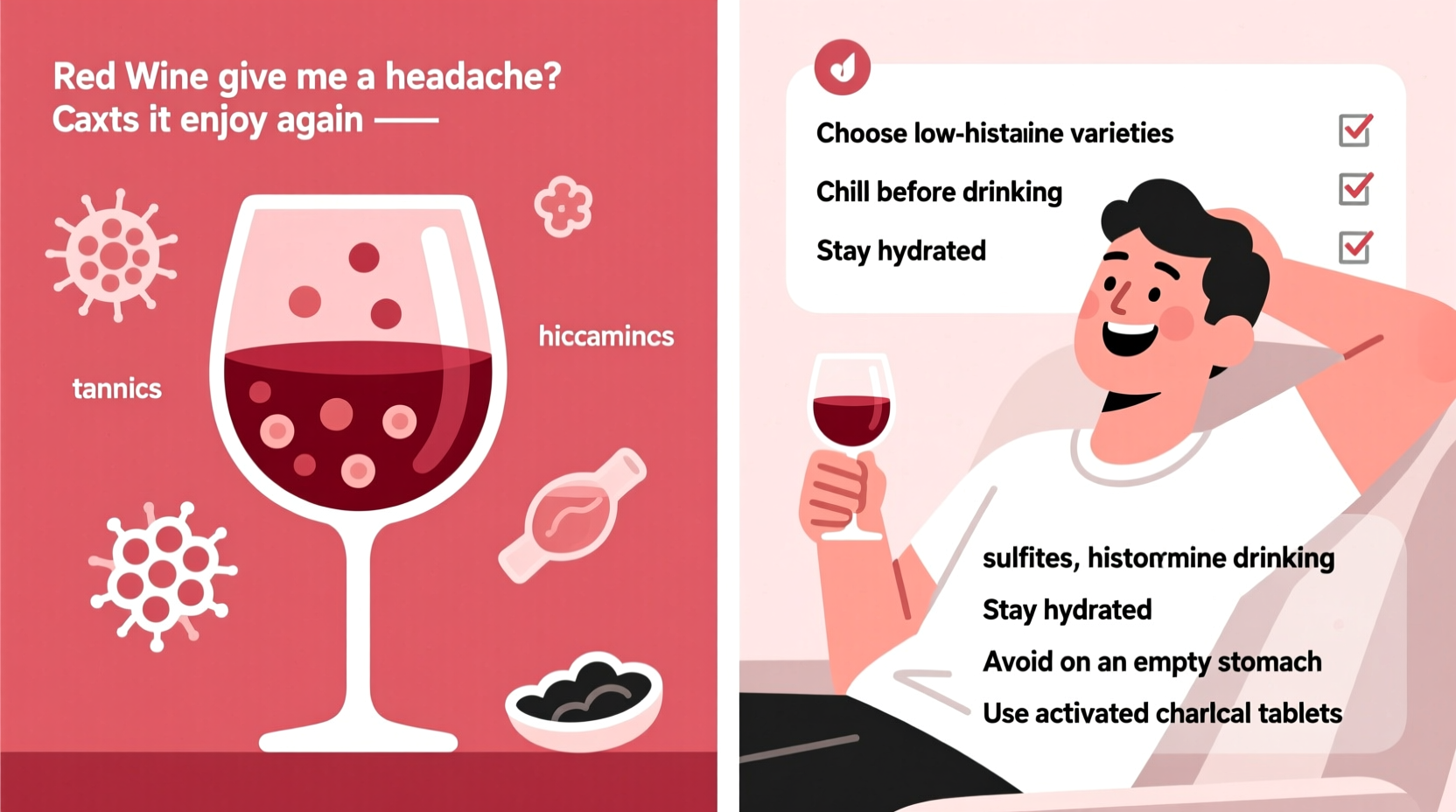 why does my red wine give me a headache causes and easy fixes to enjoy it again