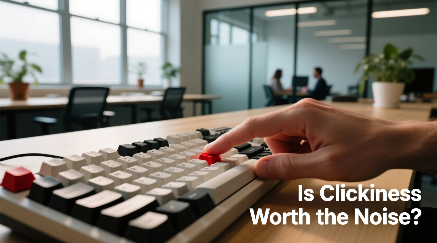 is mechanical keyboard clickiness worth the noise in shared spaces